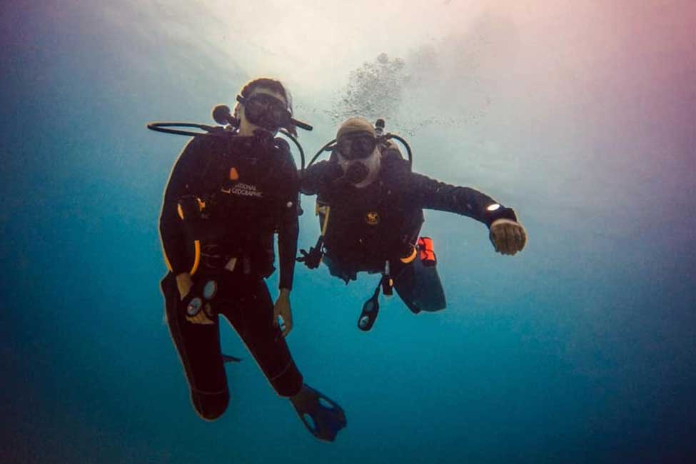 Diving with enriched air Nitrox